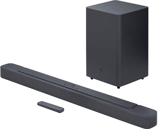 JBL 2.1 Channel Soundbar with Wireless Subwoofer Black