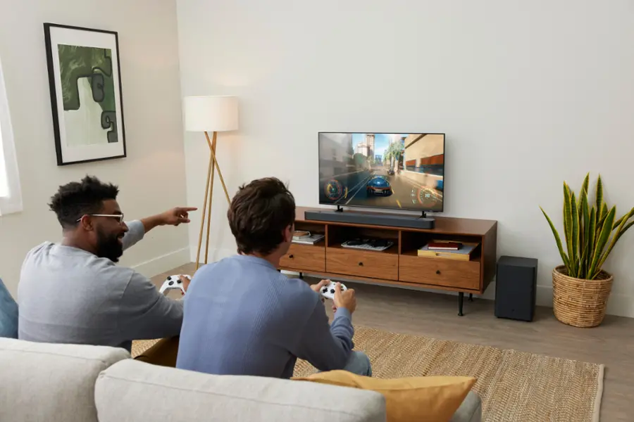 Alt View 21. JBL - 2.1 Channel Soundbar with Wireless Subwoofer - Black.