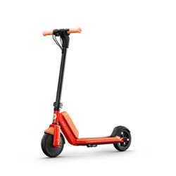 NIU - KQi Youth+ Electric Kids Scooter w/ 7.5 mi Max Operating Range & 10 mph Max Speed - Orange - Angle_Zoom