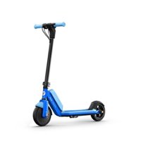 NIU - KQi Youth+ Electric Kids Scooter w/ 7.5 mi Max Operating Range & 10 mph Max Speed - Blue - Angle_Zoom