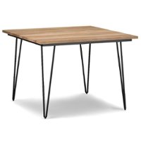 Simpli Home - Hunter 42 inch Square Dining Table - Natural - Front_Zoom