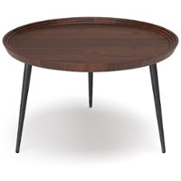 Simpli Home - Clairmont Coffee Table - Cognac - Front_Zoom
