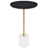 Simpli Home - Turner  Side Table - Black - Front_Zoom