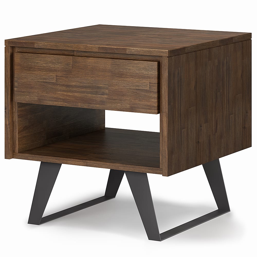 Simpli Home – Lowry End Table – Rustic Natural Aged Brown Sansujyuku sansujyuku.com