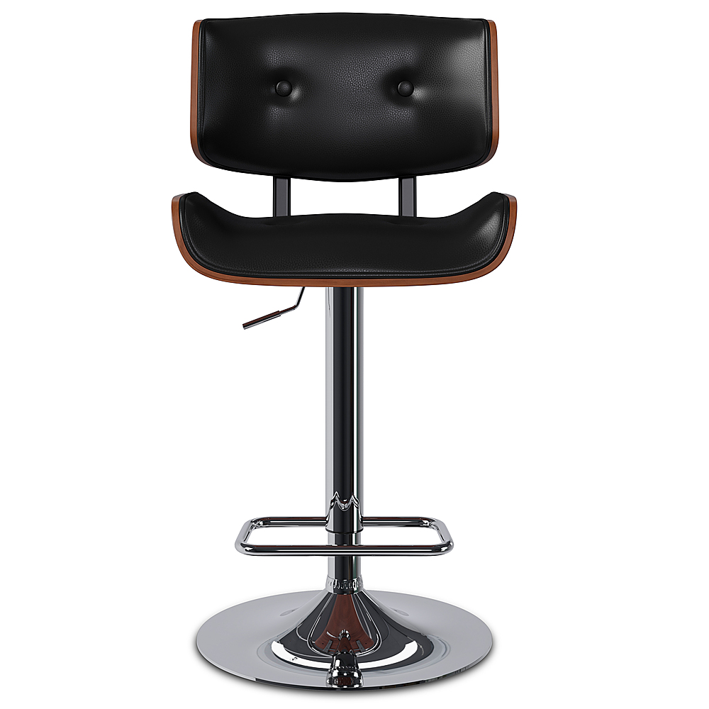 Questions and Answers: Simpli Home Holland Adjustable Bar Stool Black ...