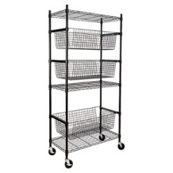 Honey-Can-Do - All-Star Sports Shelving - Black - Front_Zoom