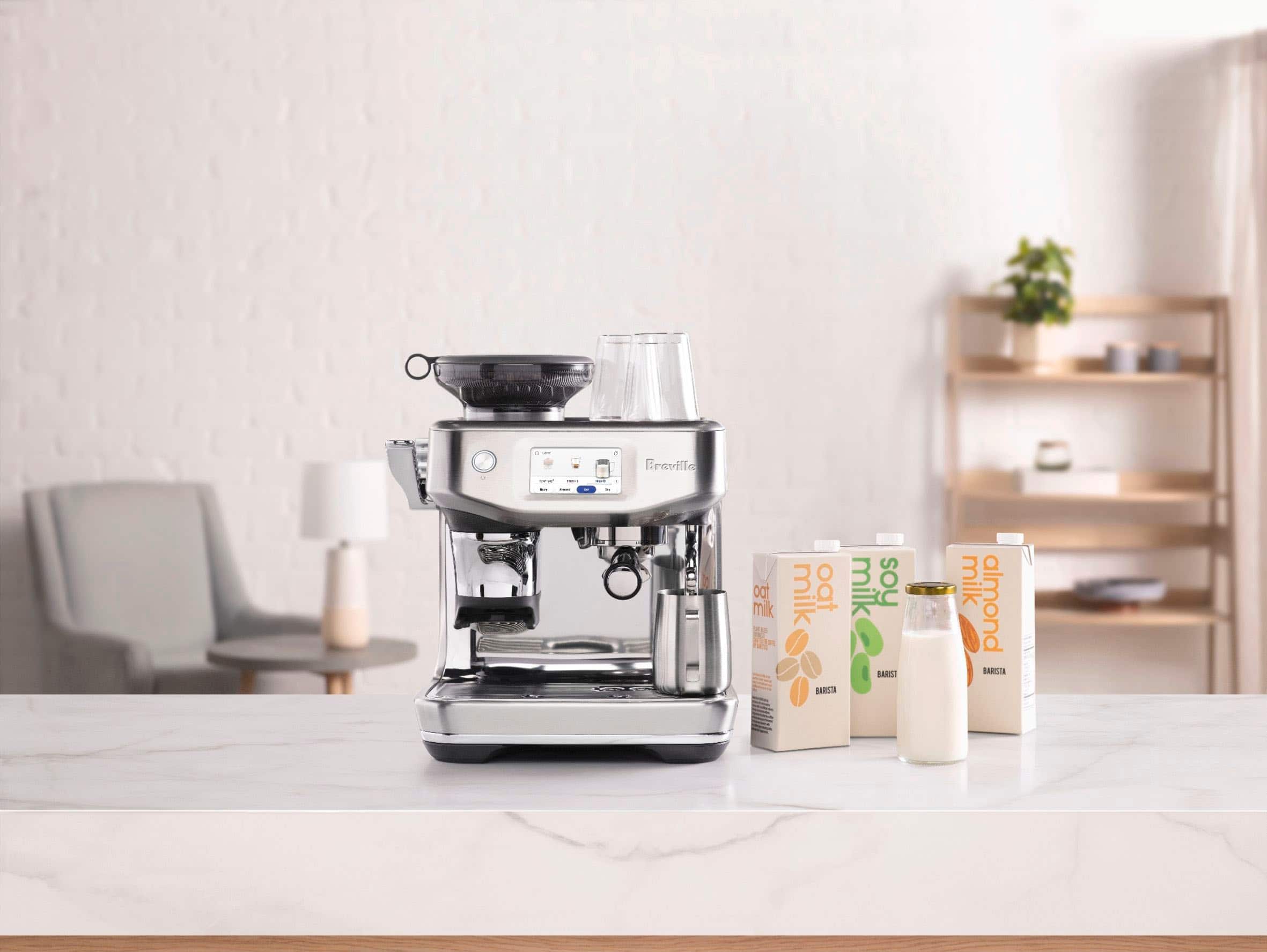 Alt View 17. Breville - Breville Barista Touch Impress Espresso Machine - Brushed Stainless Steel.