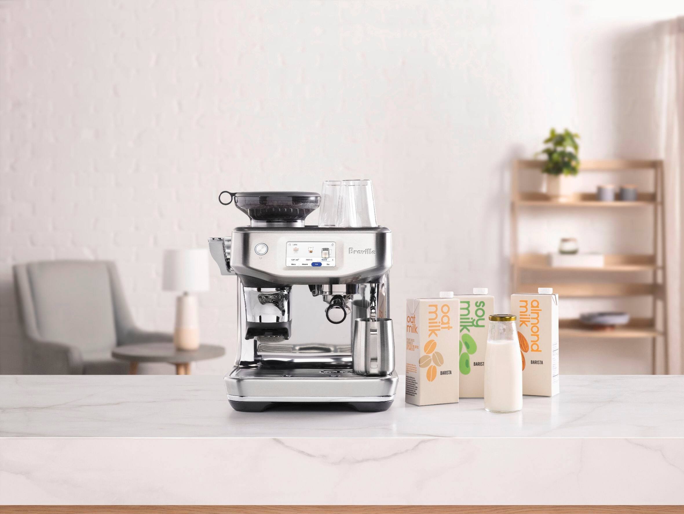 Alt View 17. Breville - Breville Barista Touch Impress Espresso Machine - Brushed Stainless Steel.