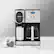 Alt View 12. Cuisinart - 12 Cup 2-In-1 Coffee Center Coffeemaker - Black Stainless.