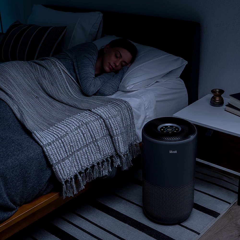 Alt View 30. Levoit - PlasmaPro 400s Smart 403 Sq. Ft True HEPA Air Purifier - Black.