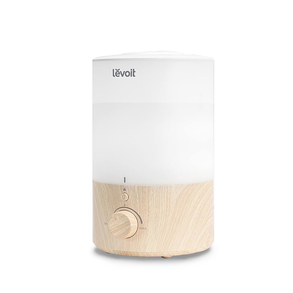 Alt View 11. Levoit - Dual 150 .79 gallon Top-Fill Ultrasonic Humidifier - White / Wood.