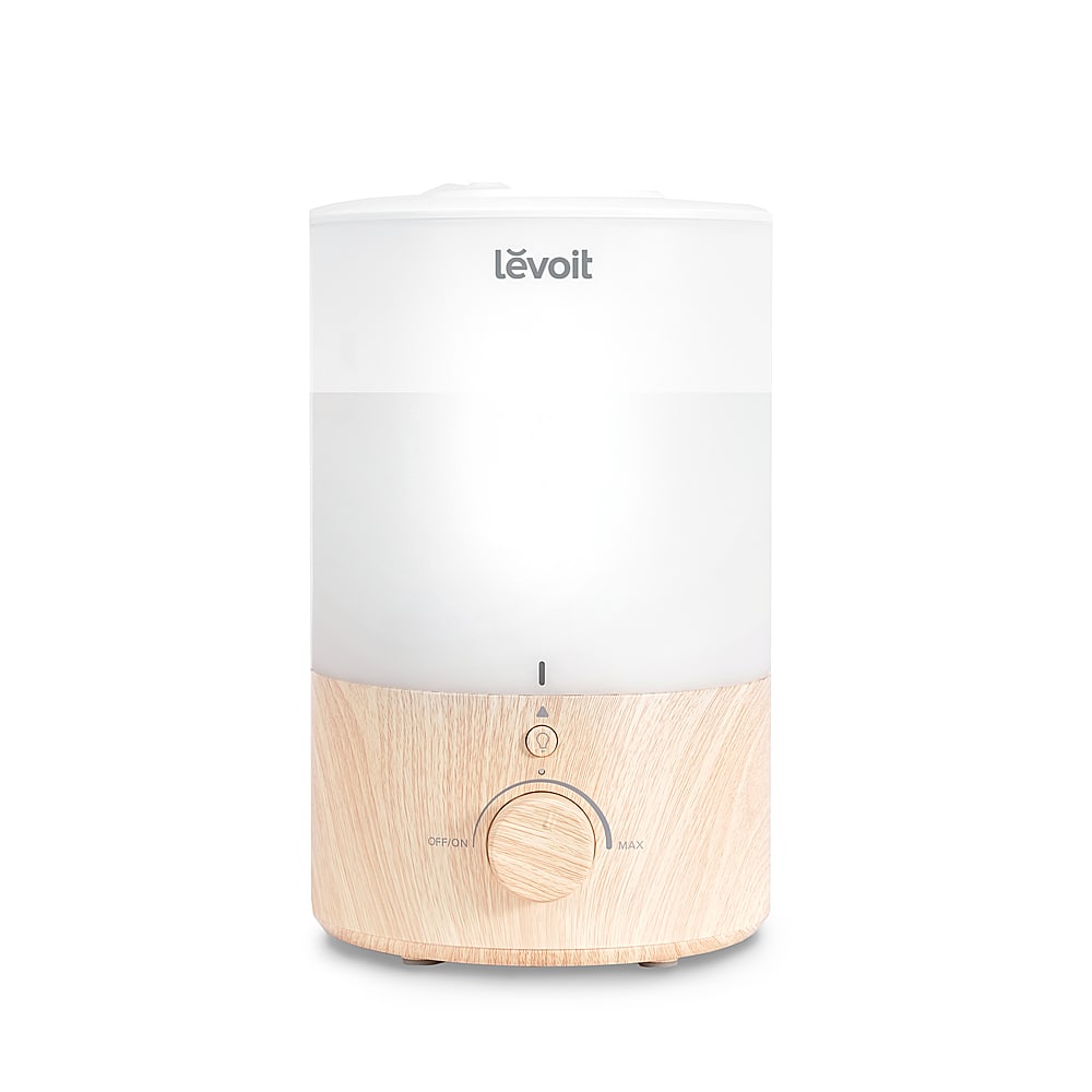 Alt View 14. Levoit - Dual 150 .79 gallon Top-Fill Ultrasonic Humidifier - White / Wood.