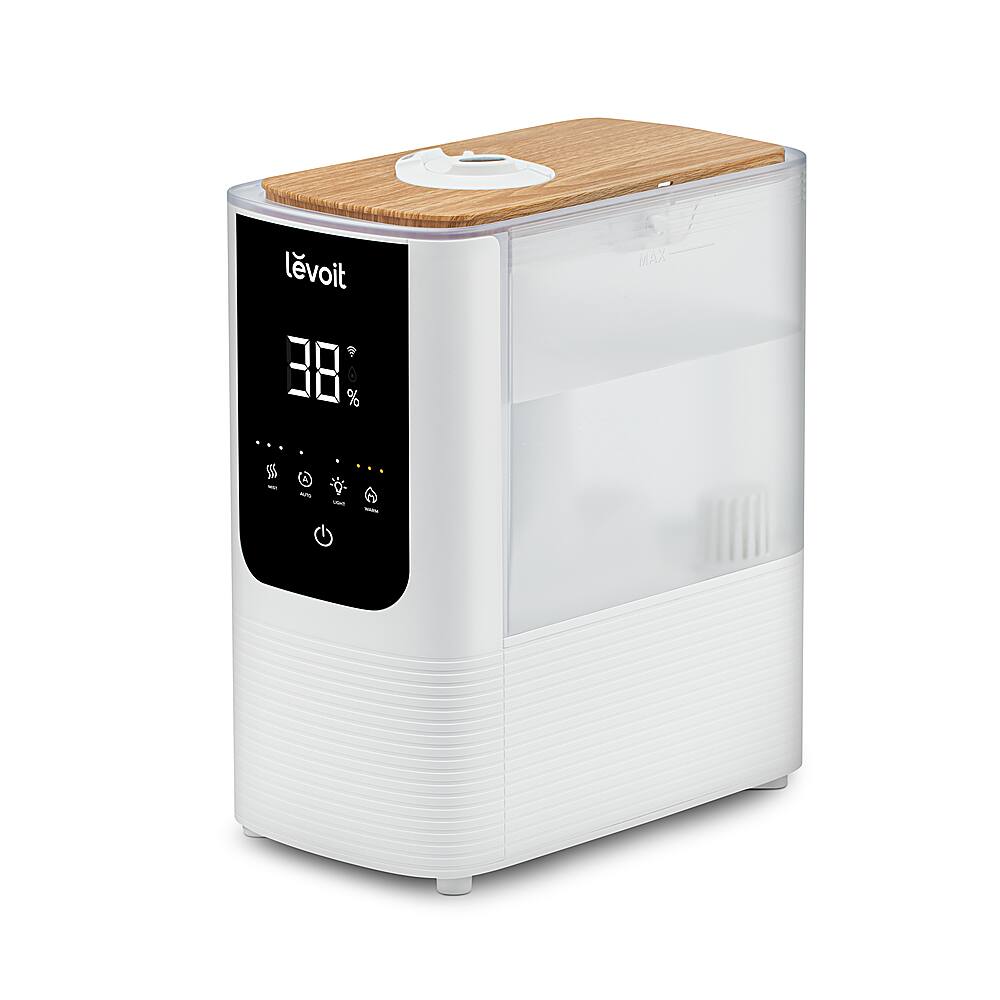 Alt View 12. Levoit - OasisMist 1.18 gallon Smart Humidifier - White.