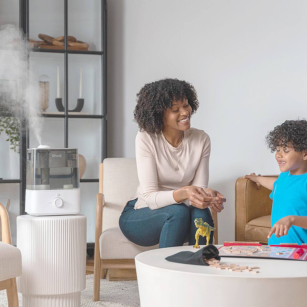 Alt View 25. Levoit - Classic 300 Lite 1.58 gallon Ultrasonic Cool Mist Humidifier - Gray.