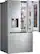 Alt View 17. LG - Counter-Depth MAX 25.5 Cu. Ft. French Door Smart Refrigerator with Mirror InstaView - Printproof Stainless Steel.