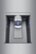 Alt View 20. LG - 25.5 Cu. Ft. French Door Counter-Depth Smart Refrigerator with Mirror InstaView - Printproof Stainless Steel.