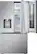Alt View 14. LG - Counter-Depth MAX 25.5 Cu. Ft. French Door Smart Refrigerator with Mirror InstaView - Printproof Stainless Steel.