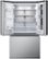 Alt View 34. LG - 25.5 Cu. Ft. French Door Counter-Depth Smart Refrigerator with Mirror InstaView - Printproof Stainless Steel.