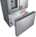 Alt View 38. LG - 25.5 Cu. Ft. French Door Counter-Depth Smart Refrigerator with Mirror InstaView - Printproof Stainless Steel.