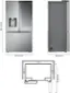 Left. LG - Counter-Depth MAX 25.5 Cu. Ft. French Door Smart Refrigerator with Mirror InstaView - Printproof Stainless Steel.