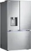 Angle. LG - Counter-Depth MAX 25.5 Cu. Ft. French Door Smart Refrigerator with Four Kinds of Ice - Printproof Stainless Steel.