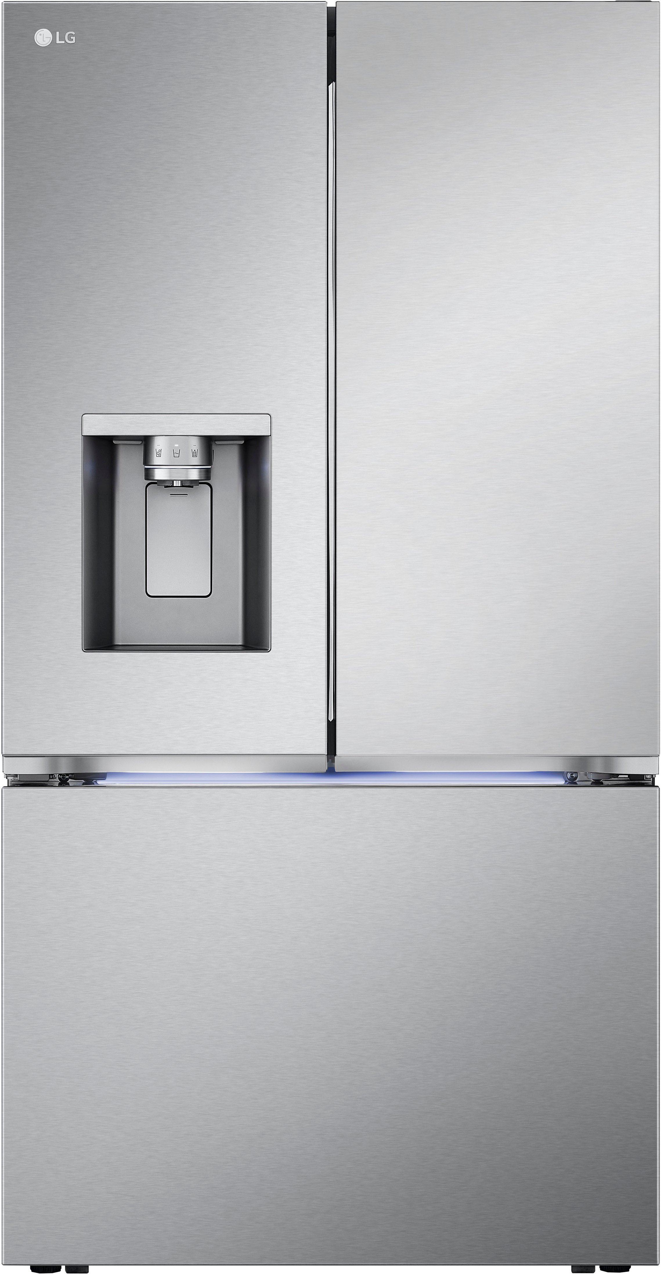 LG Appliances 26 Cu. ft. Smart Counter-Depth Max French Door Refrigerator, Stainless Steel