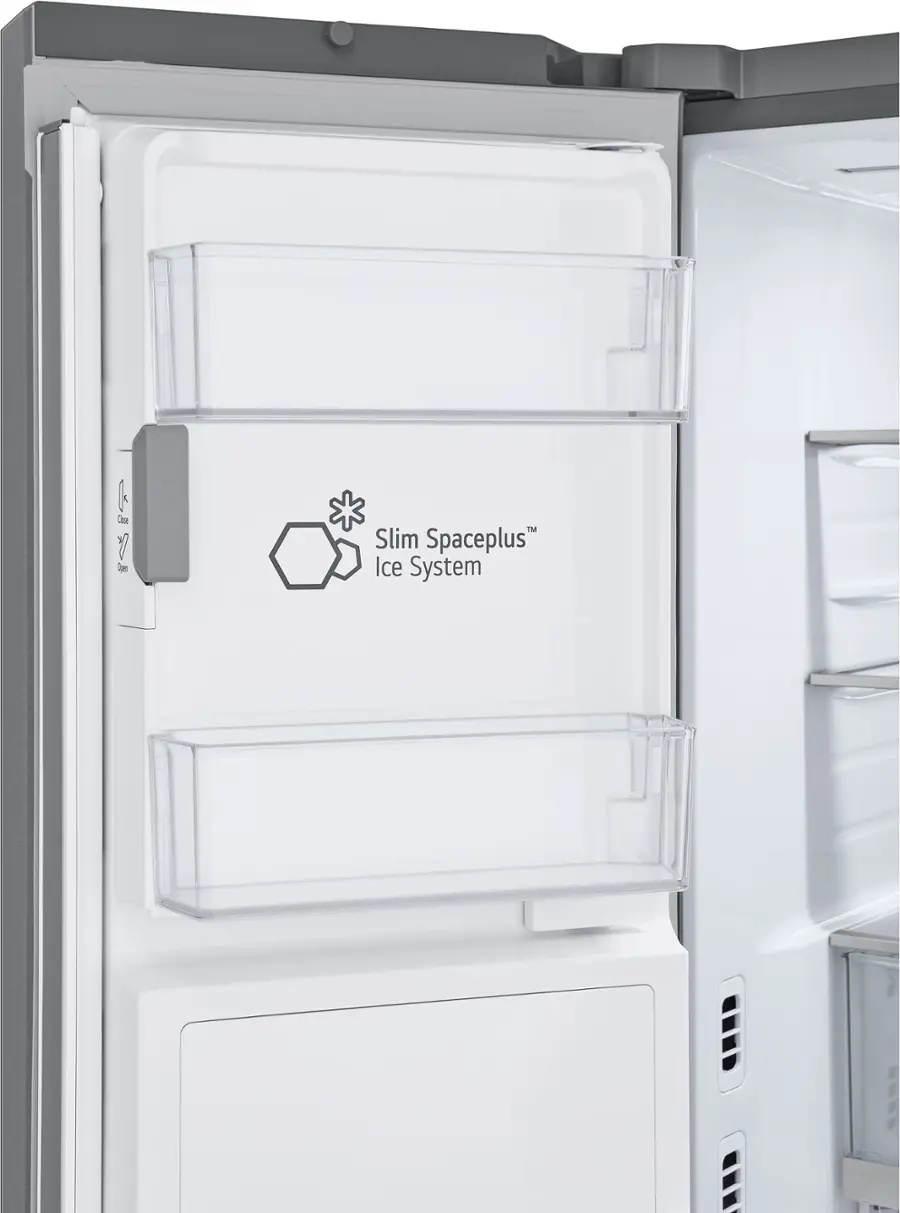 Alt View 18. LG - Counter-Depth MAX 25.5 Cu. Ft. French Door Smart Refrigerator with Four Kinds of Ice - Printproof Stainless Steel.
