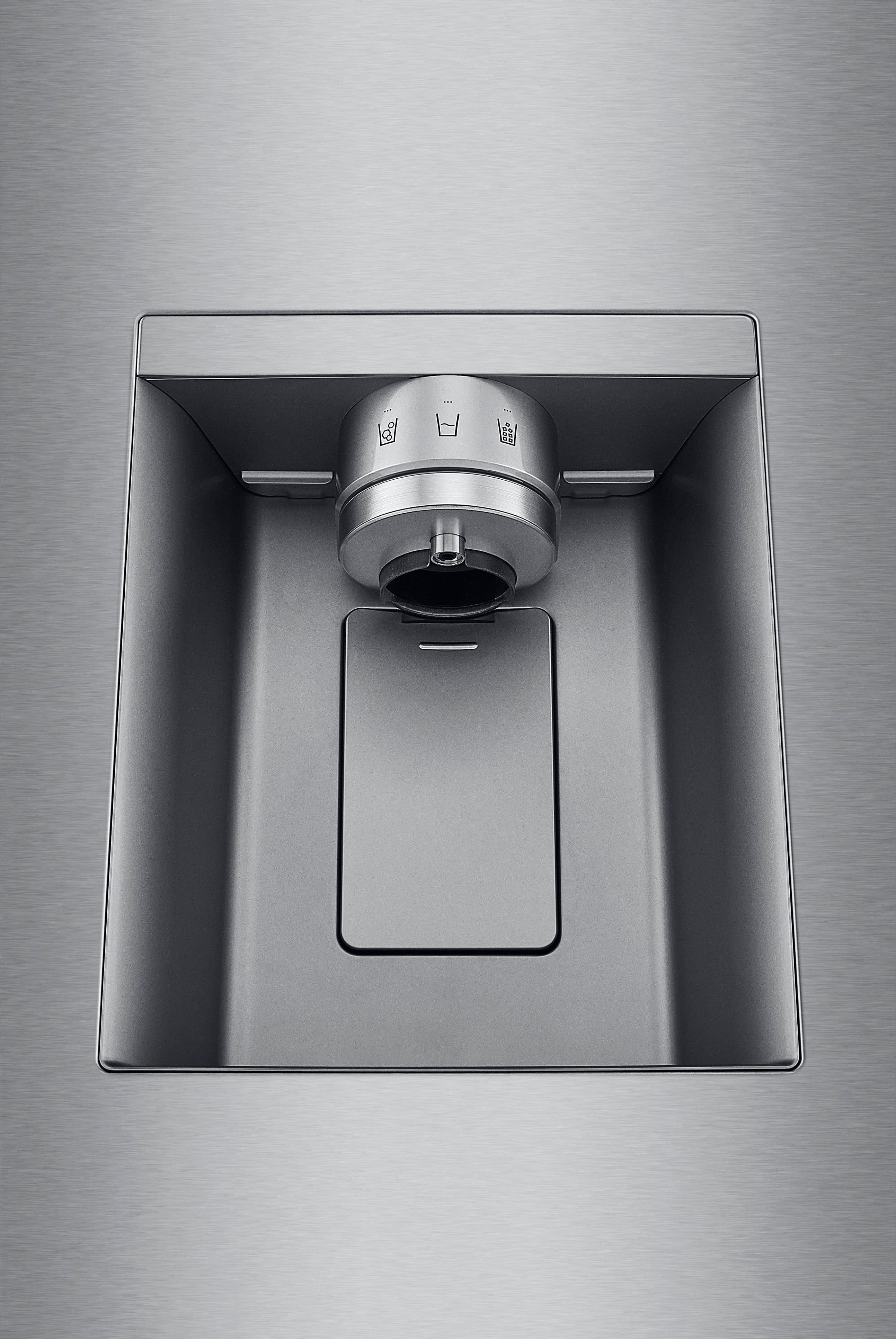 Alt View 26. LG - Counter-Depth MAX 25.5 Cu. Ft. French Door Smart Refrigerator with Four Kinds of Ice - Printproof Stainless Steel.