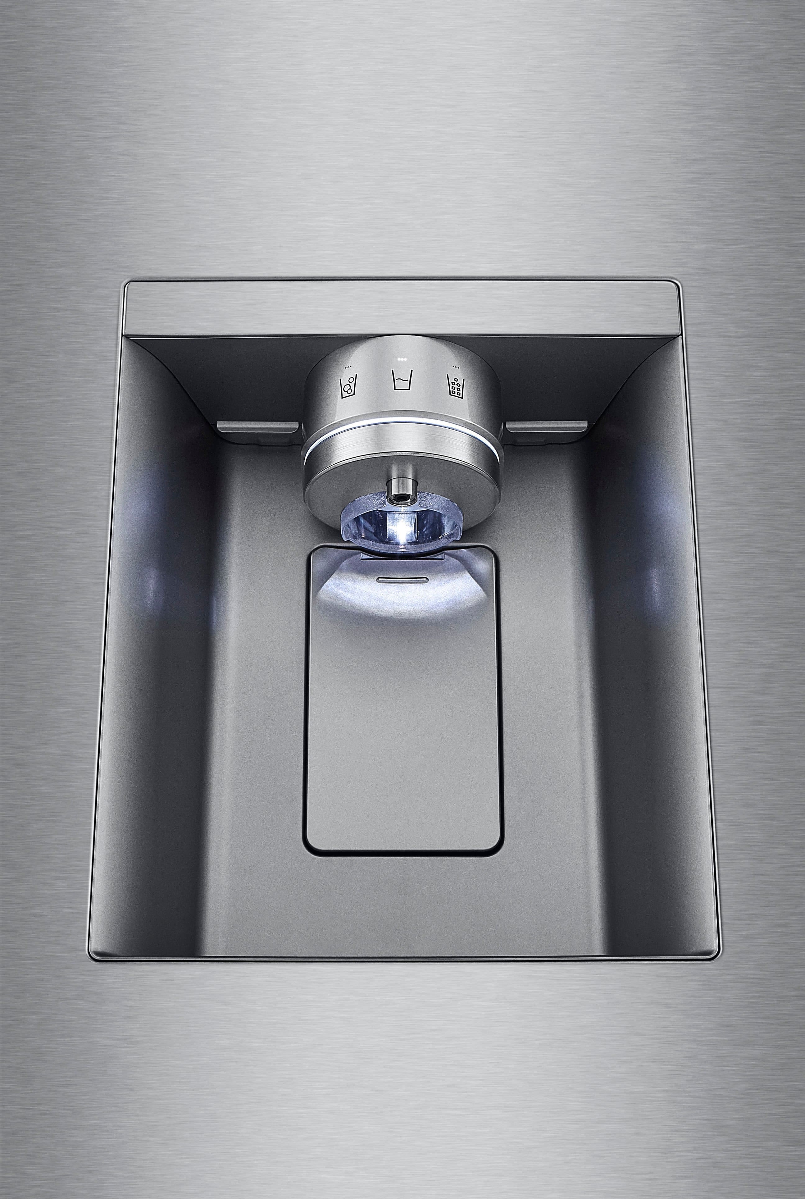 Alt View 27. LG - Counter-Depth MAX 25.5 Cu. Ft. French Door Smart Refrigerator with Four Kinds of Ice - Printproof Stainless Steel.