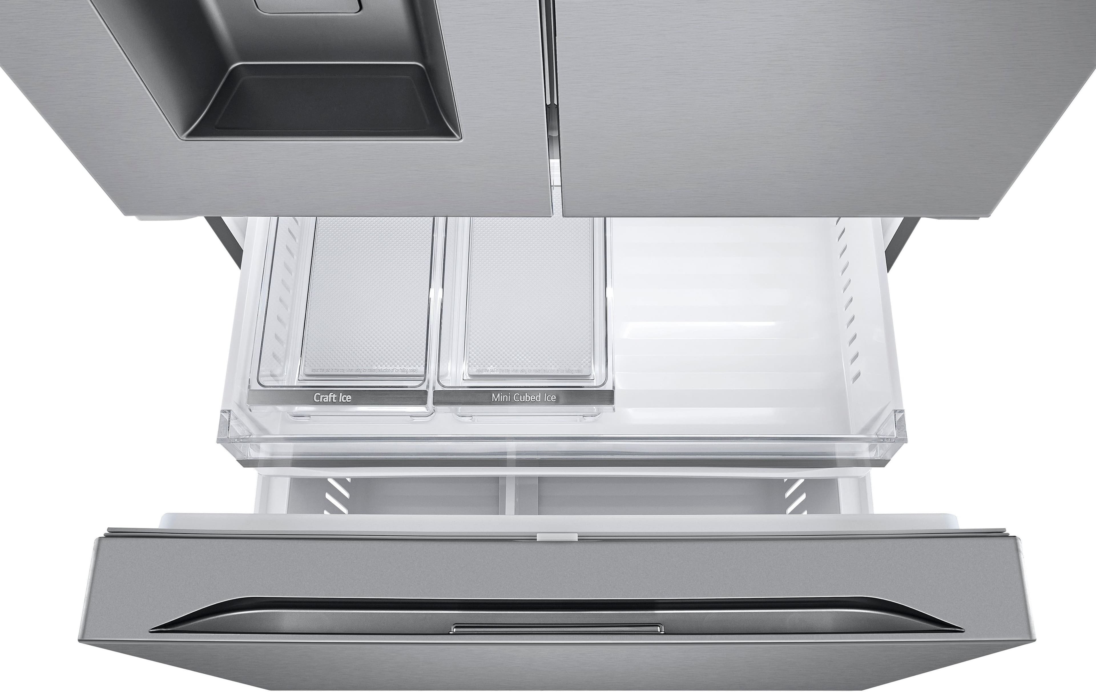 Alt View 33. LG - Counter-Depth MAX 25.5 Cu. Ft. French Door Smart Refrigerator with Four Kinds of Ice - Printproof Stainless Steel.