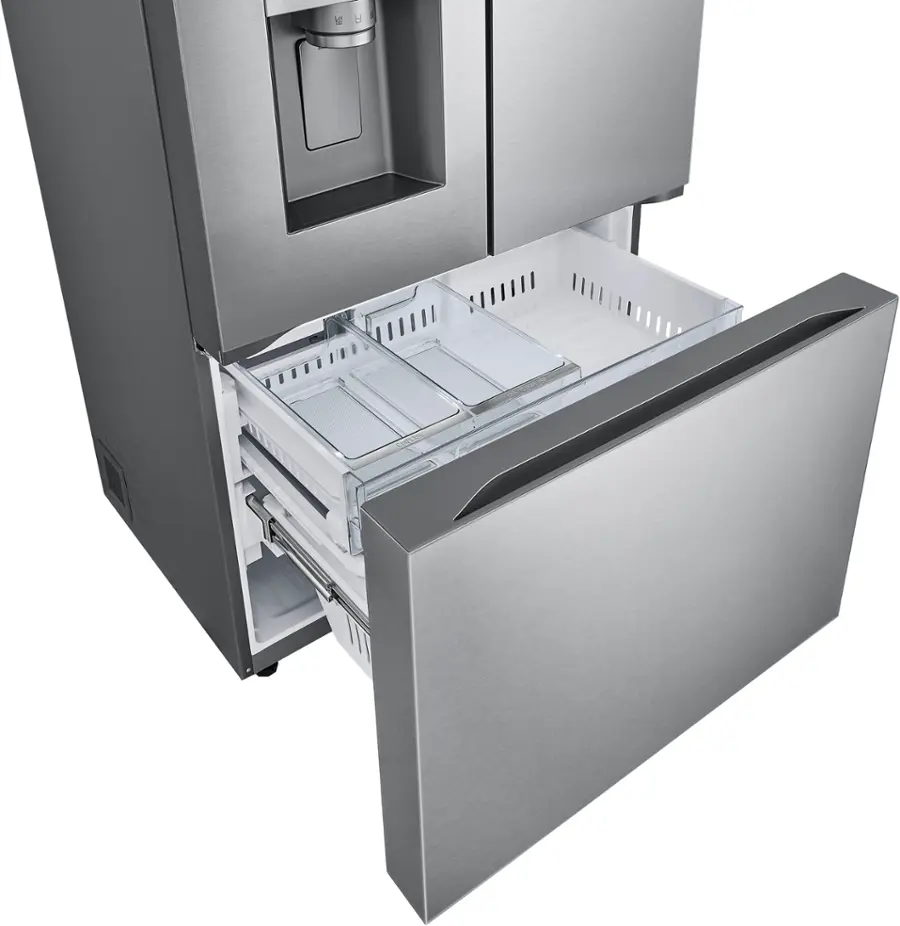 Alt View 36. LG - Counter-Depth MAX 25.5 Cu. Ft. French Door Smart Refrigerator with Four Kinds of Ice - Printproof Stainless Steel.