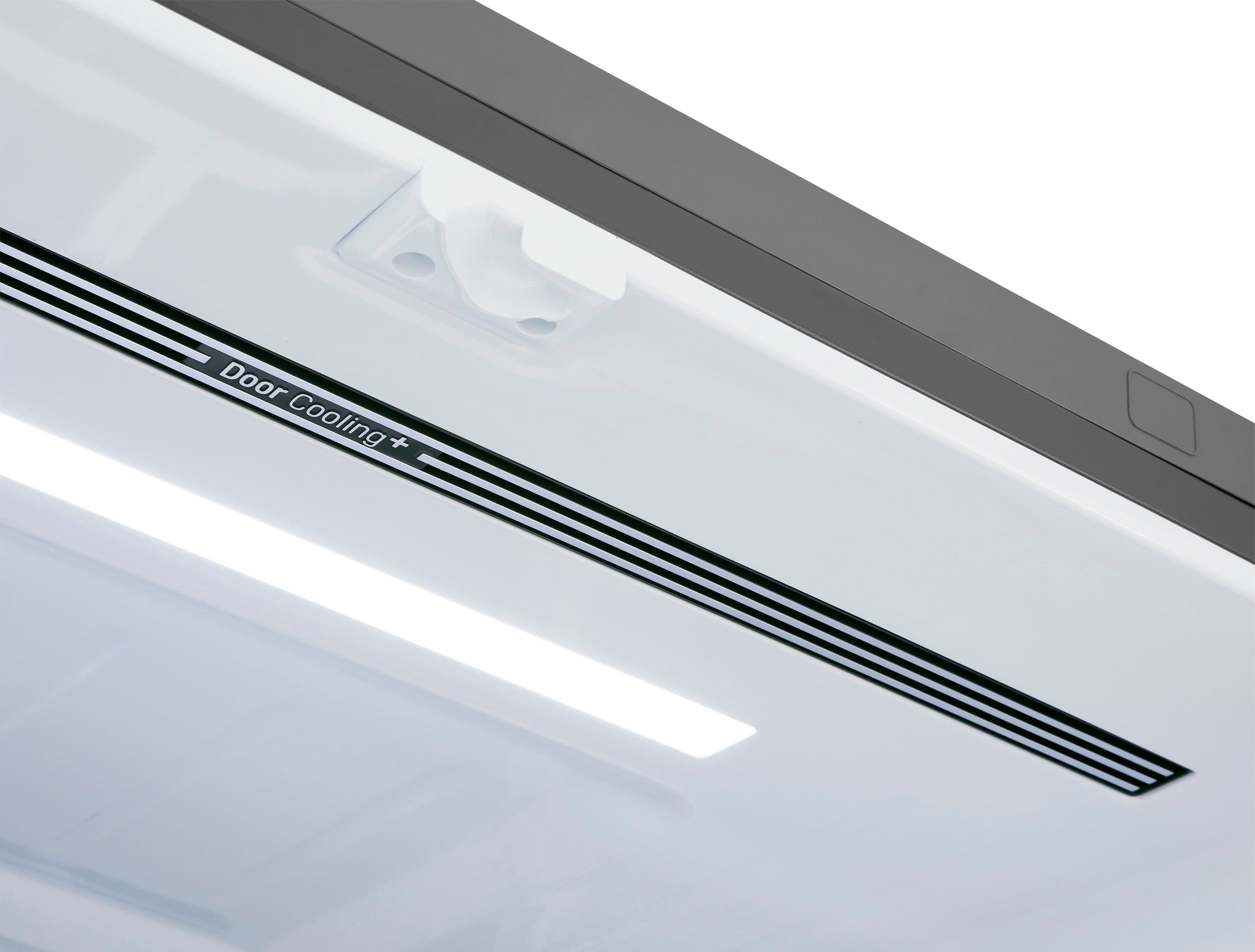 Alt View 22. LG - Counter-Depth MAX 25.5 Cu. Ft. French Door Smart Refrigerator with Dual Ice - PrintProof Stainless Steel.