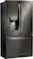Angle. LG - 27.7 Cu. Ft. French Door Smart Refrigerator with External Ice and Water - PrintProof Black Stainless Steel.