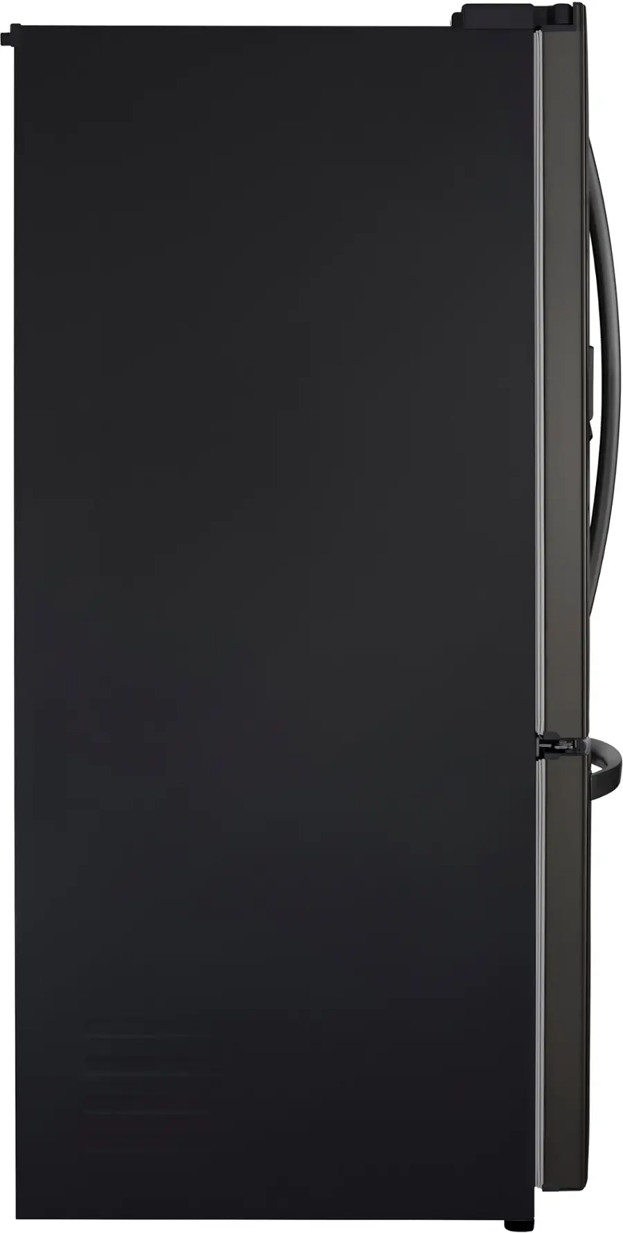 Alt View 28. LG - 27.7 Cu. Ft. French Door Smart Refrigerator with External Ice and Water - PrintProof Black Stainless Steel.