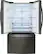 Alt View 2. LG - 27.7 Cu. Ft. French Door Smart Refrigerator with External Ice and Water - PrintProof Black Stainless Steel.