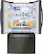 Alt View 4. LG - 27.7 Cu. Ft. French Door Smart Refrigerator with External Ice and Water - PrintProof Black Stainless Steel.