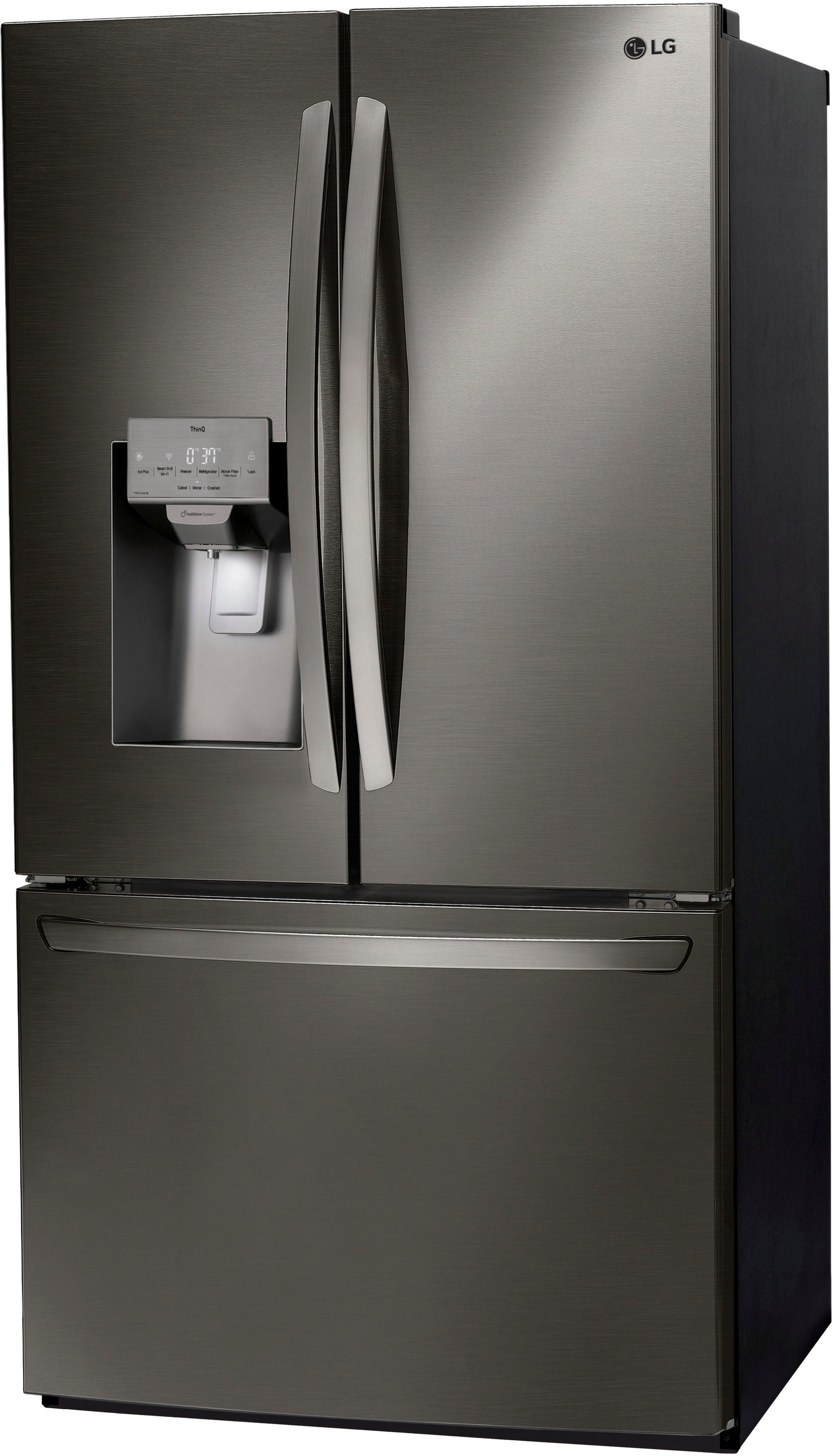Customer Reviews: LG 27.7 Cu. Ft. French Door Smart Refrigerator with ...