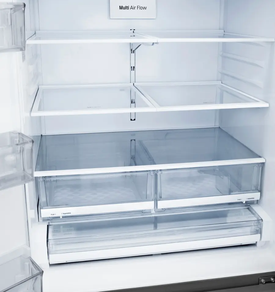 Alt View 20. LG - 27.7 Cu. Ft. French Door Smart Refrigerator with External Ice and Water - PrintProof Stainless Steel.