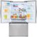 Alt View Zoom 5. LG - 27.7 Cu. Ft. French Door Smart Refrigerator with External Ice and Water - Stainless Steel.