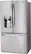 Alt View 2. LG - 27.7 Cu. Ft. French Door Smart Refrigerator with External Ice and Water - PrintProof Stainless Steel.