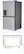 Left. LG - 27.6 Cu. Ft. Side-by-Side Smart Refrigerator - Printproof Stainless Steel.