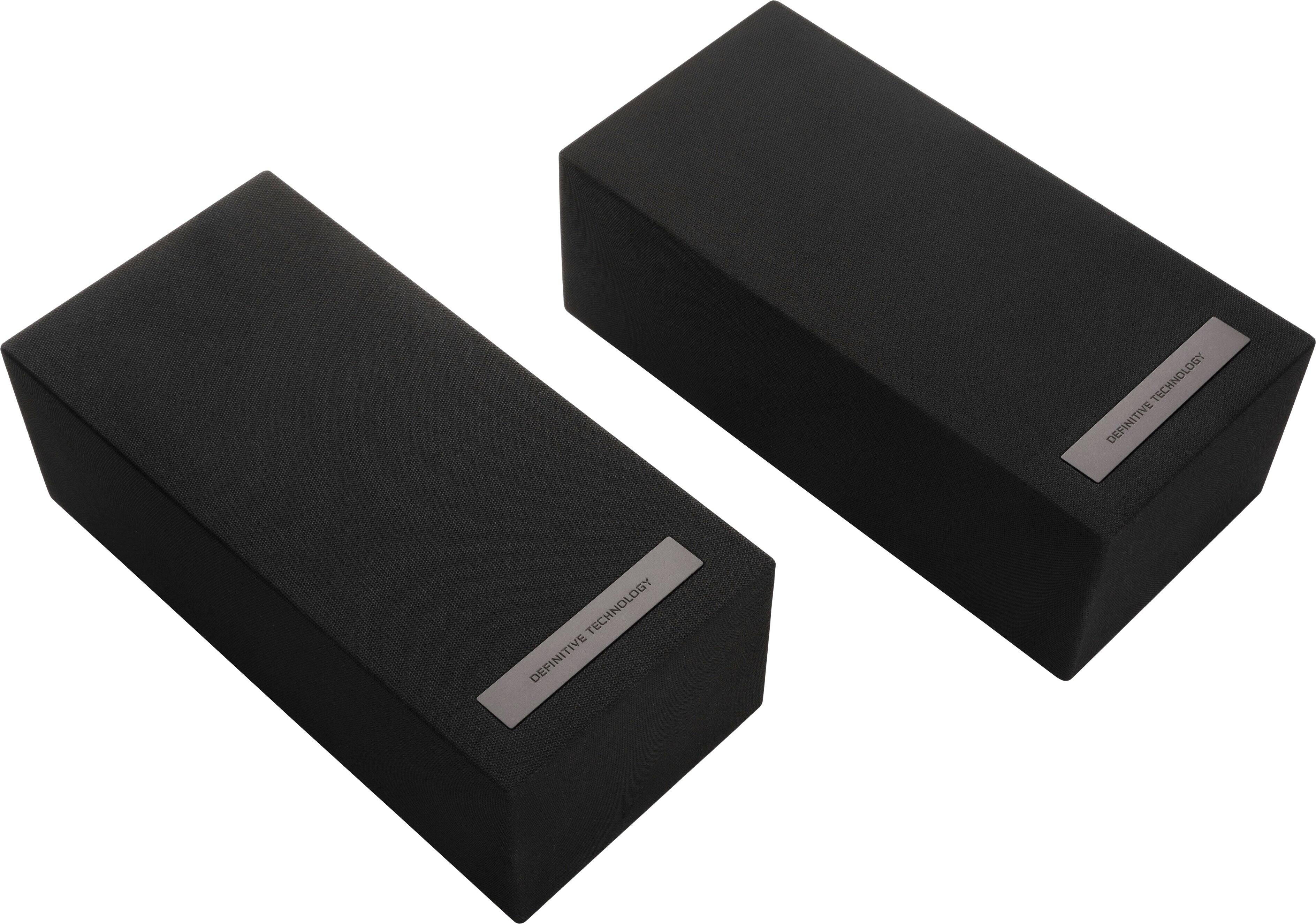Angle. Definitive Technology - Dymension DM90 5.25" Integrated Height Module Speakers (Pair) - Black.