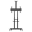 Front. Kanto - Rolling TV Stand/AV Cart for Most 55" to 86" TVs and Interactive Displays - Black.