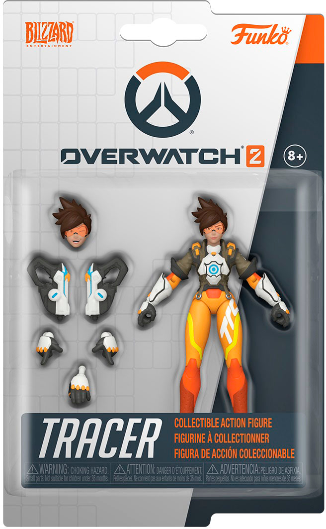 Angle View: Funko - Action Figure: Overwatch 2 - Tracer