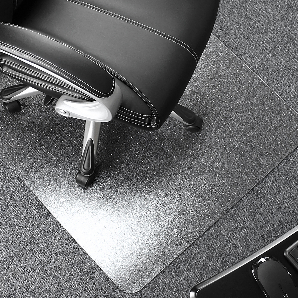 Black Chair Mats for Medium Pile Carpets - 36x 48 Rectangular Chair Mat  (Other Sizes Available)