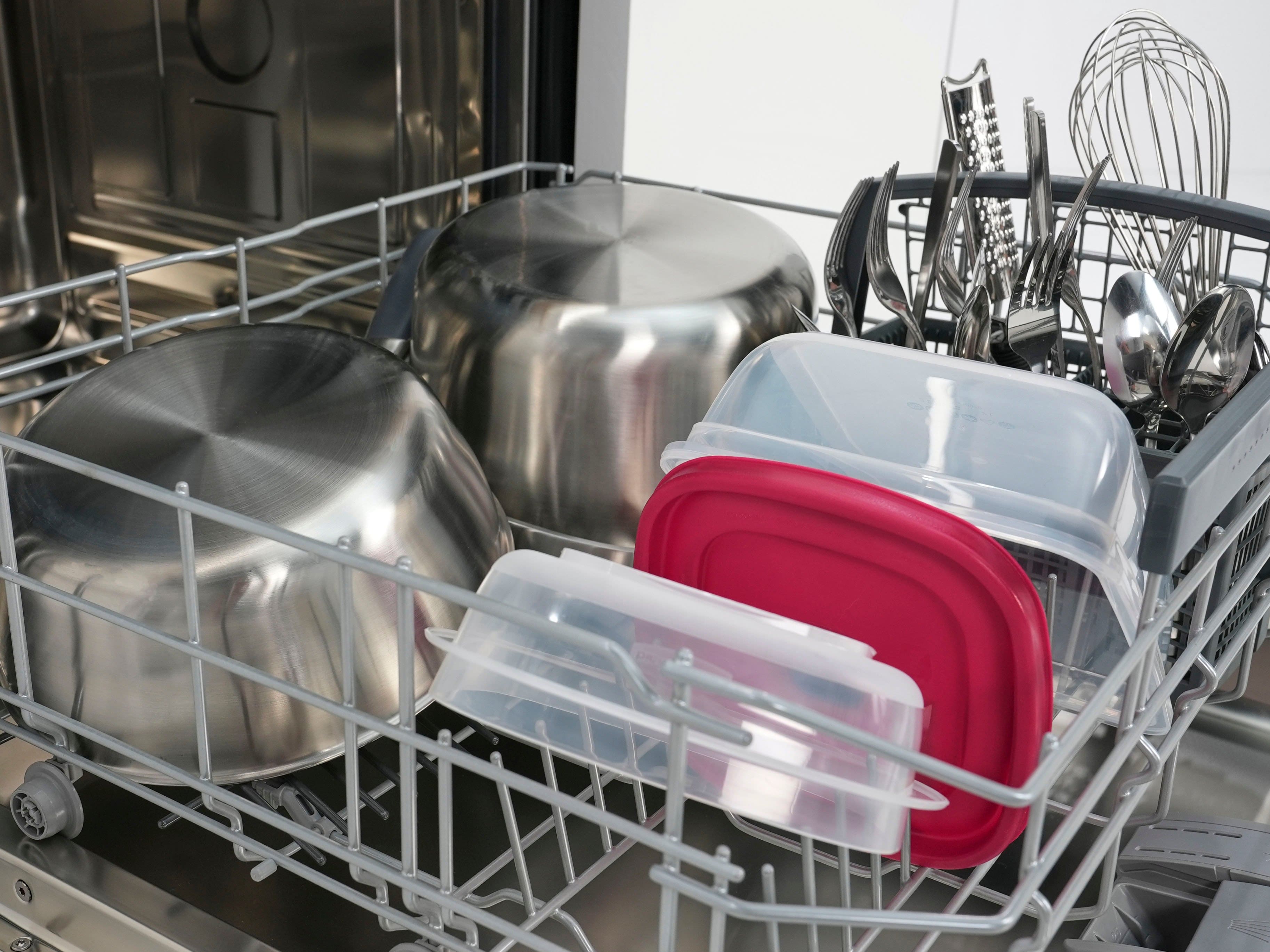 Alt View 26. Bosch - 300 Series 24” Front Control Smart Built-In Stainless Steel Tub Dishwasher with 3rd Rack and AquaStop Plus, 46dBA - Stainless Steel.