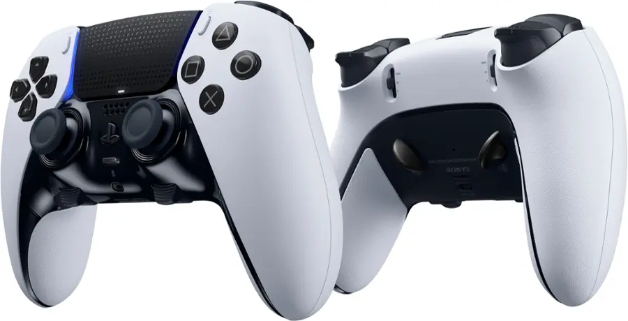 Alt View 12. Sony - DualSense Edge Wireless Controller - Black  White.