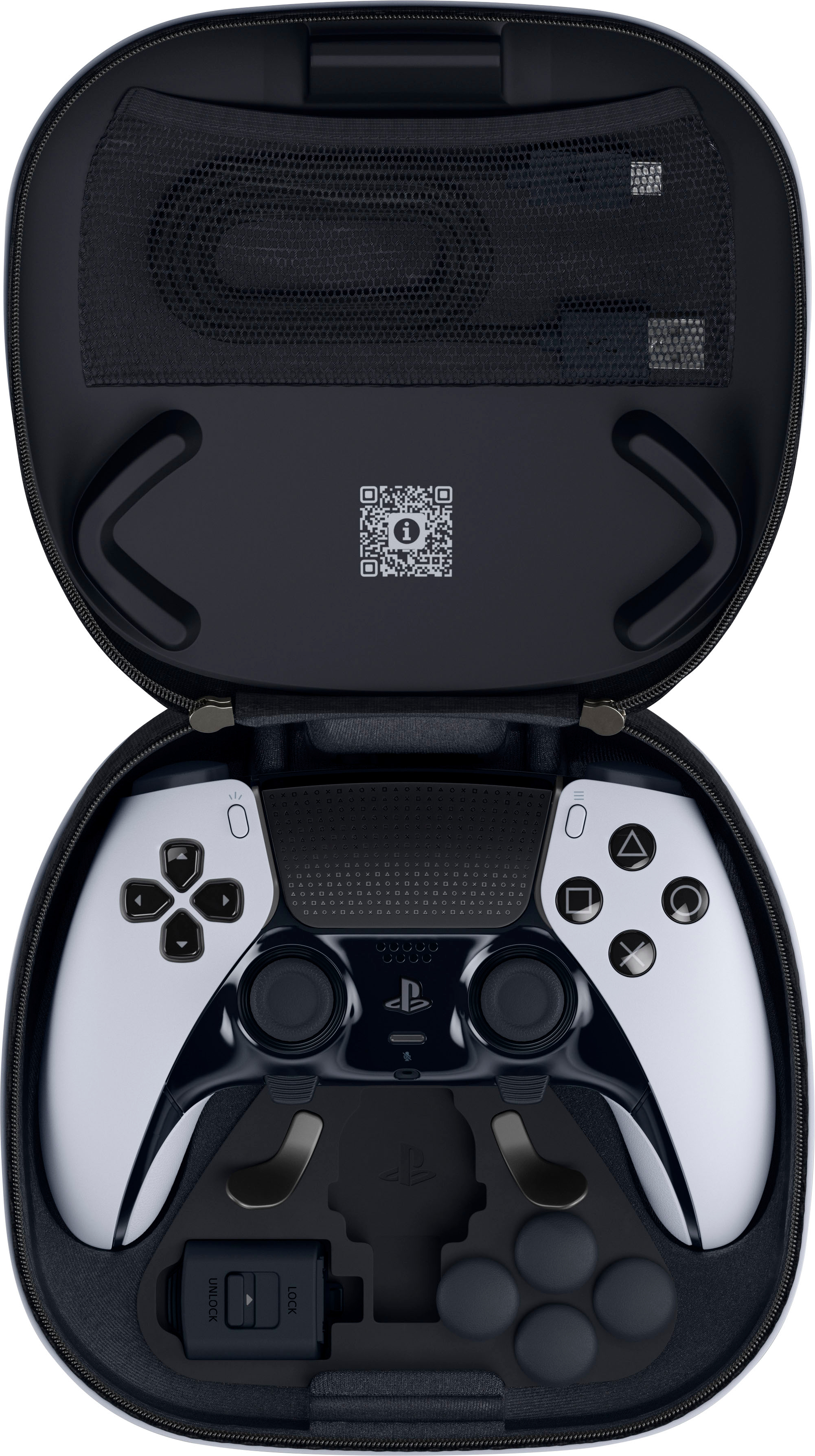 Sony DualSense Edge Wireless Controller Black White 1000035016 - Best Buy