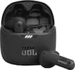 Front. JBL - Tune Flex True Wireless Noise Cancelling Earbuds - Black.