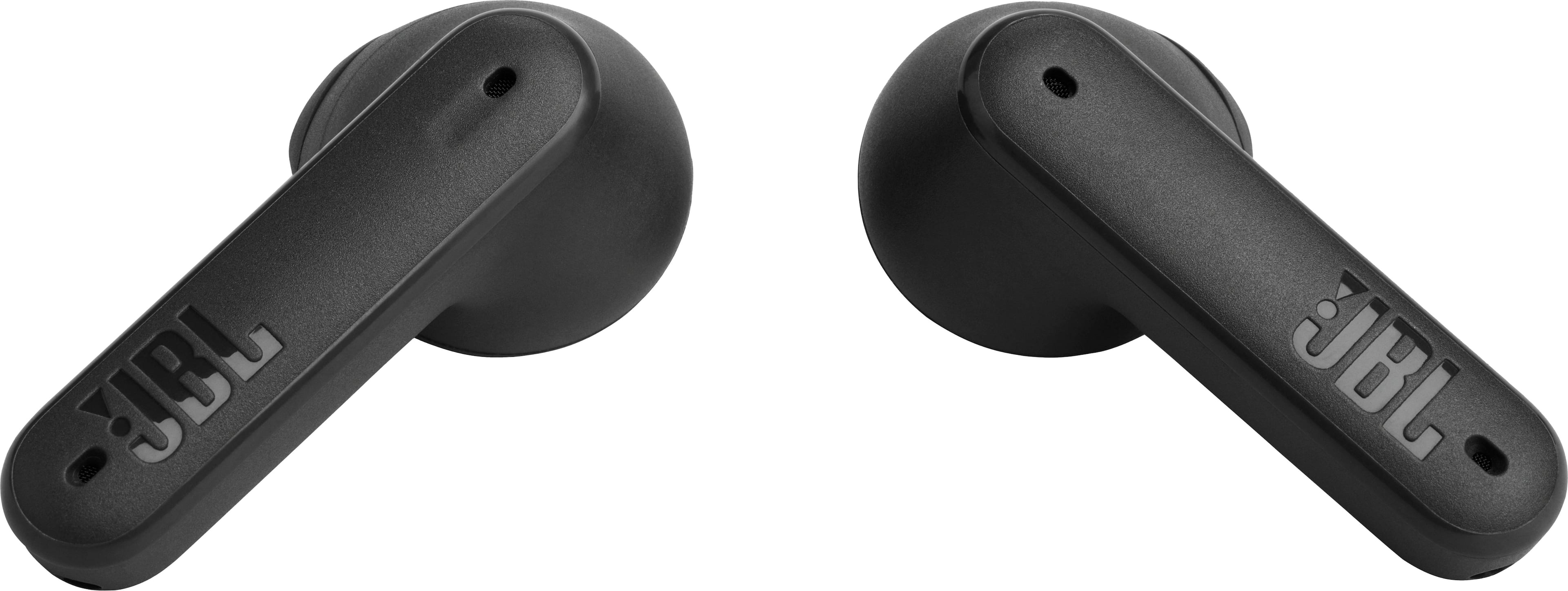 Left. JBL - Tune Flex True Wireless Noise Cancelling Earbuds - Black.